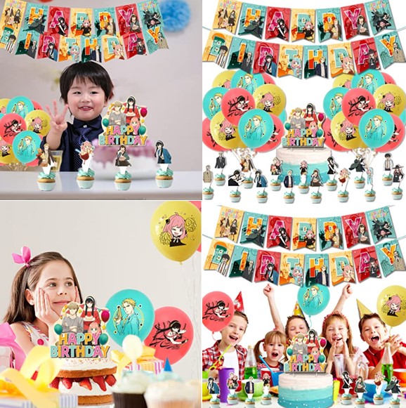 SPY FAMILY 誕生日 風船 パーティー飾り付け セット